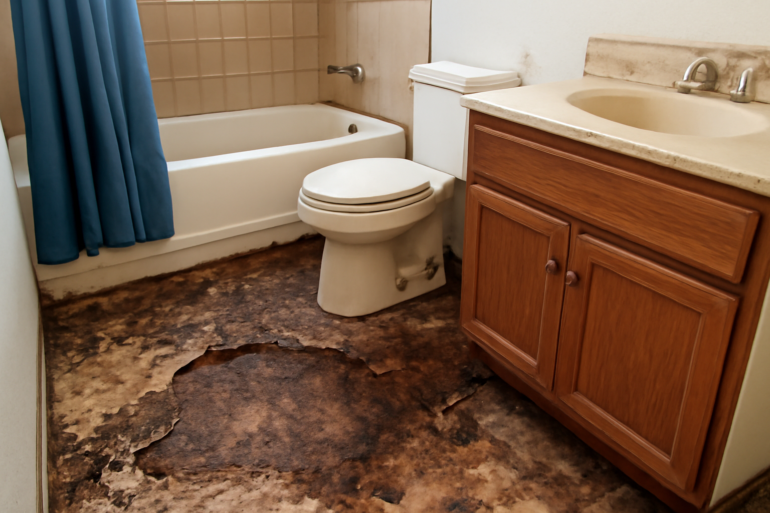 Bathroom Water Removal in Roman Forest, TX
