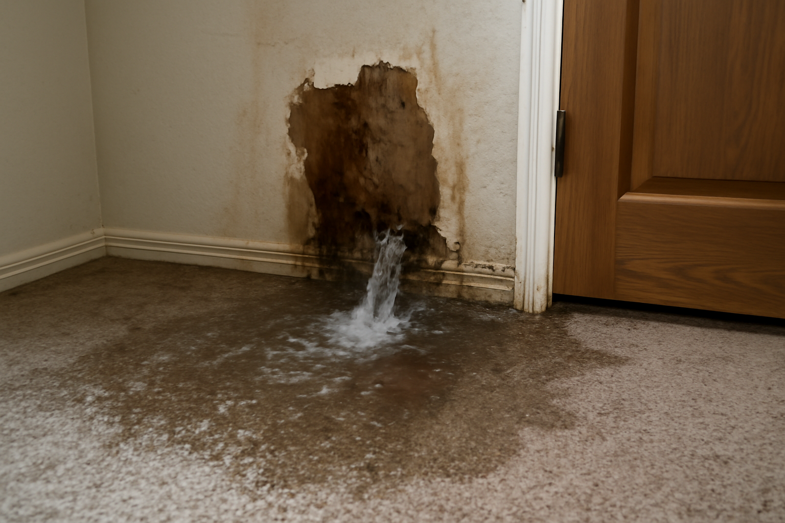 Burst Pipe Water Removal in Richmond, TX