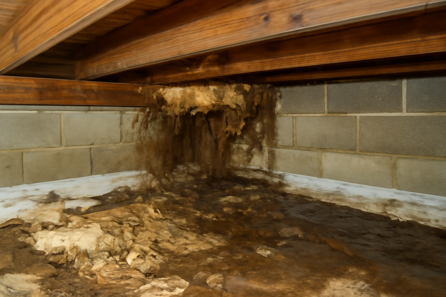 Crawl Space Water Damage Repair in Porter, TX