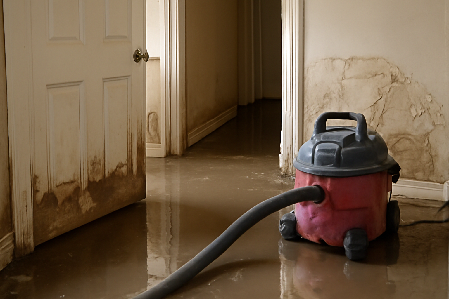 Floodwater Removal in Roman Forest, TX
