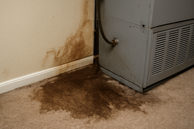 HVAC Leak Water Removal