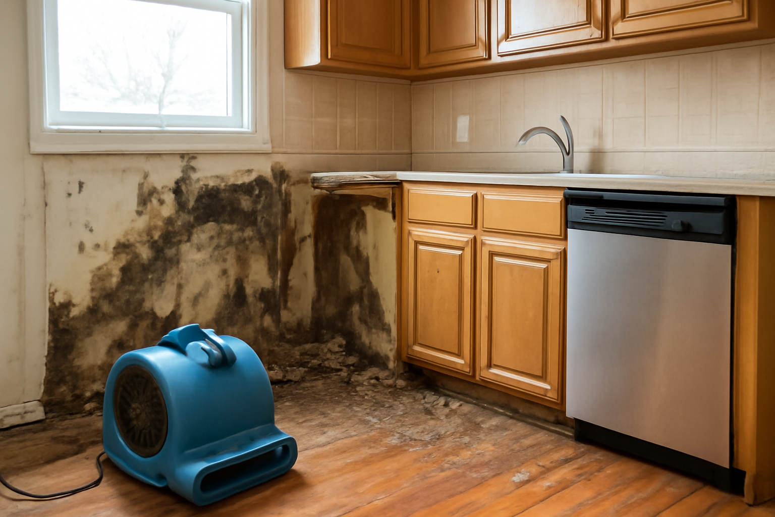Kitchen Water Damage Restoration in Prairie View, TX