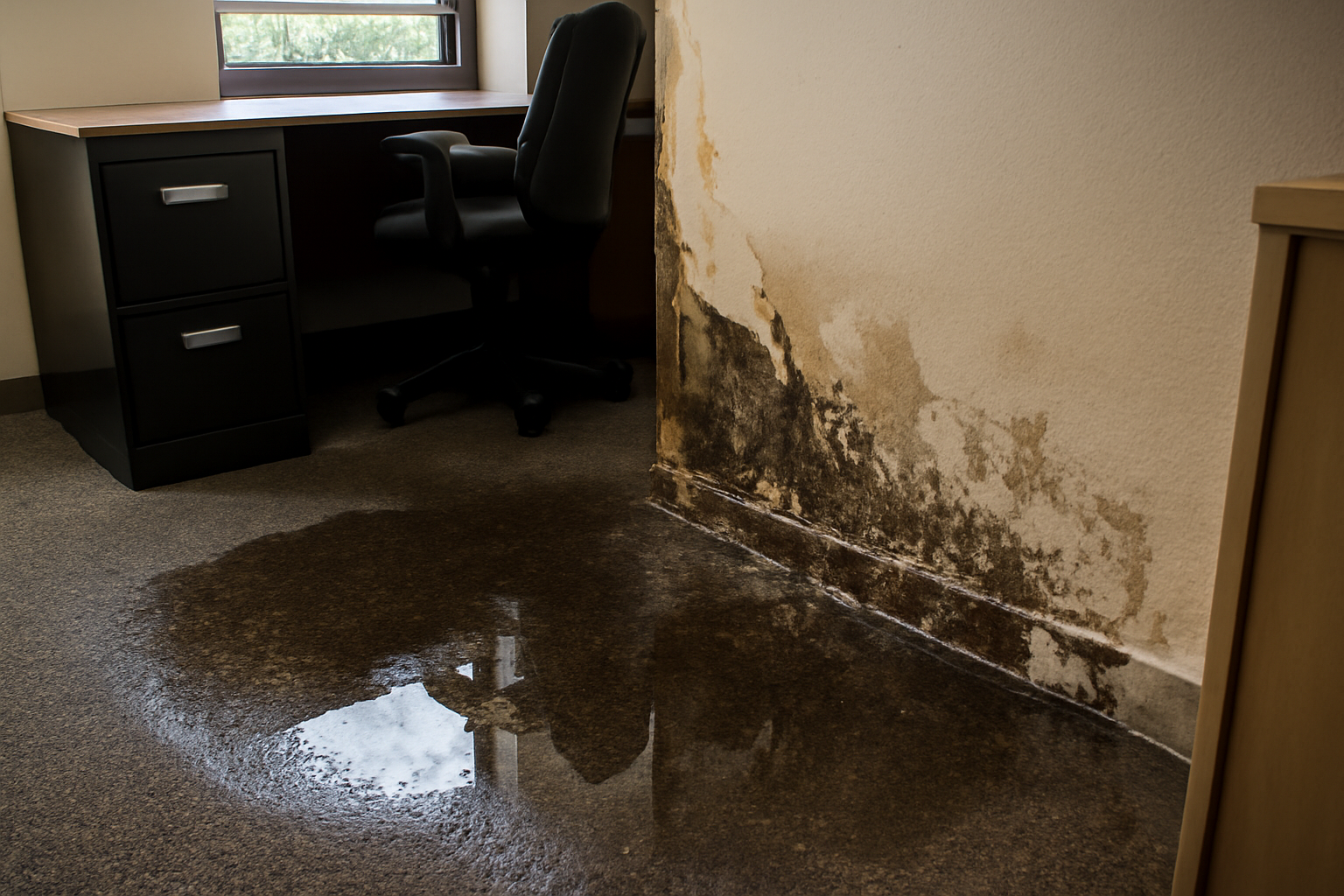 Office Building Water Extraction in Quintana, TX