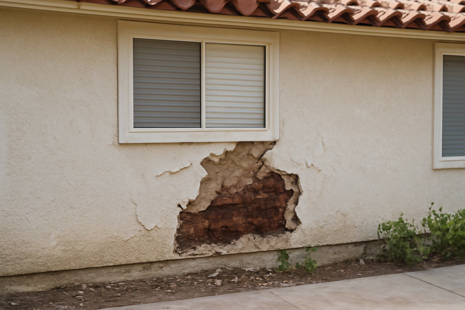 Stucco Water Damage Repair in Roman Forest, TX