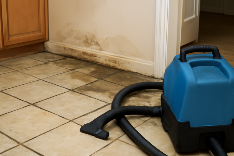 Tile Floor Water Extraction